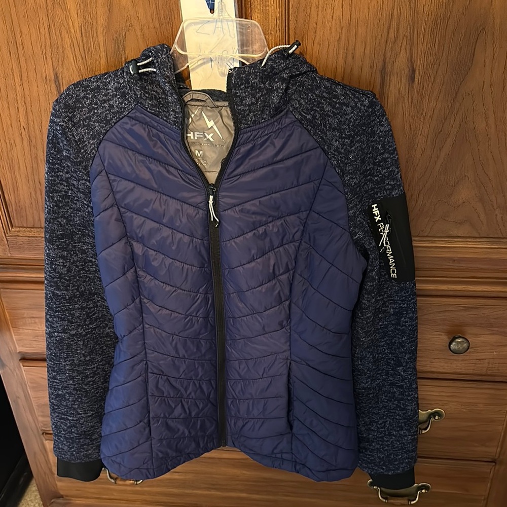 HFX Blue Quilted Jacket